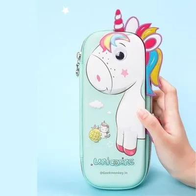 3D Unicorn Pencil Box | Stationary for Kids