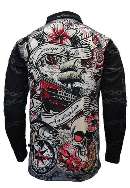 Adult Long Sleeve UPF50  Fishing Shirt -  Tattoo