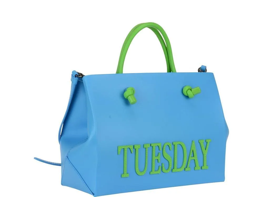 Alberta Ferretti Rainbow Week Fluo Tuesday Shopping Bag