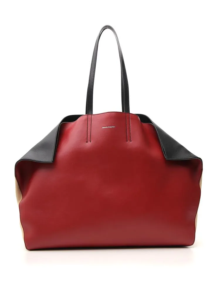 Alexander McQueen Contrast Tote Bag