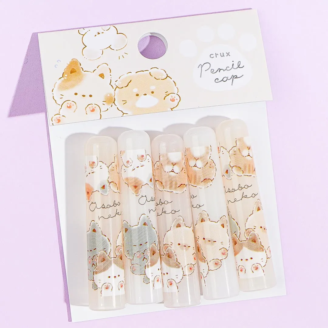 Asobu Neko Pencil Cap Set