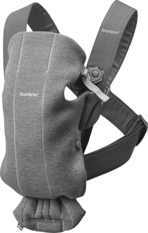 BabyBjorn Baby Carrier Mini - Dark Grey 3D Jersey