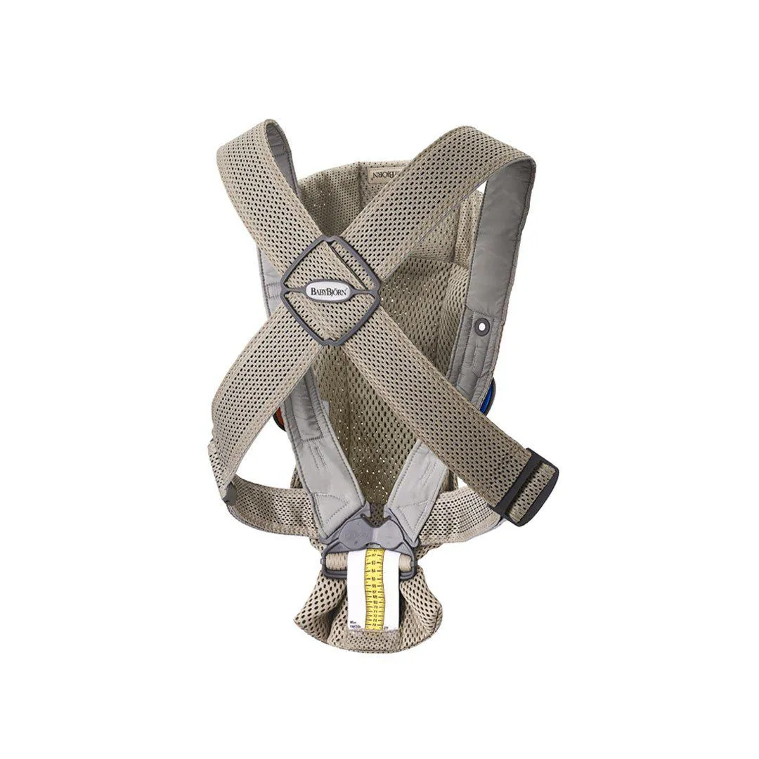 BabyBjorn Mini 3D Mesh Baby Carrier - Grey Beige