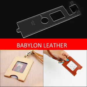 BABYLON™ ID Photo Protector Leather Project Pattern XBY-04