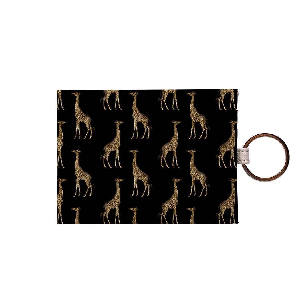 Black Giraffe Card Holder