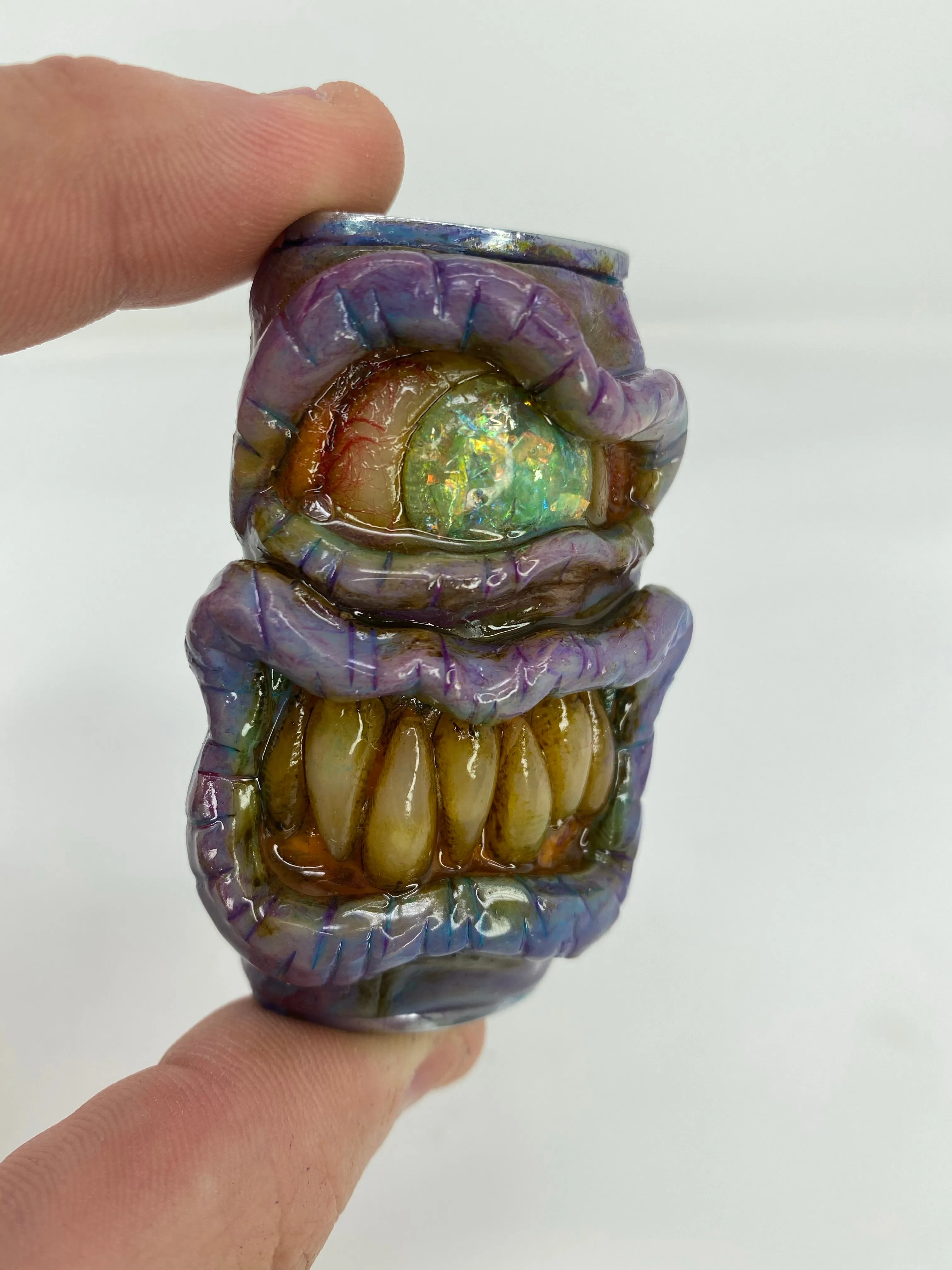 Blue Opal Monster: Lighter Sleeve