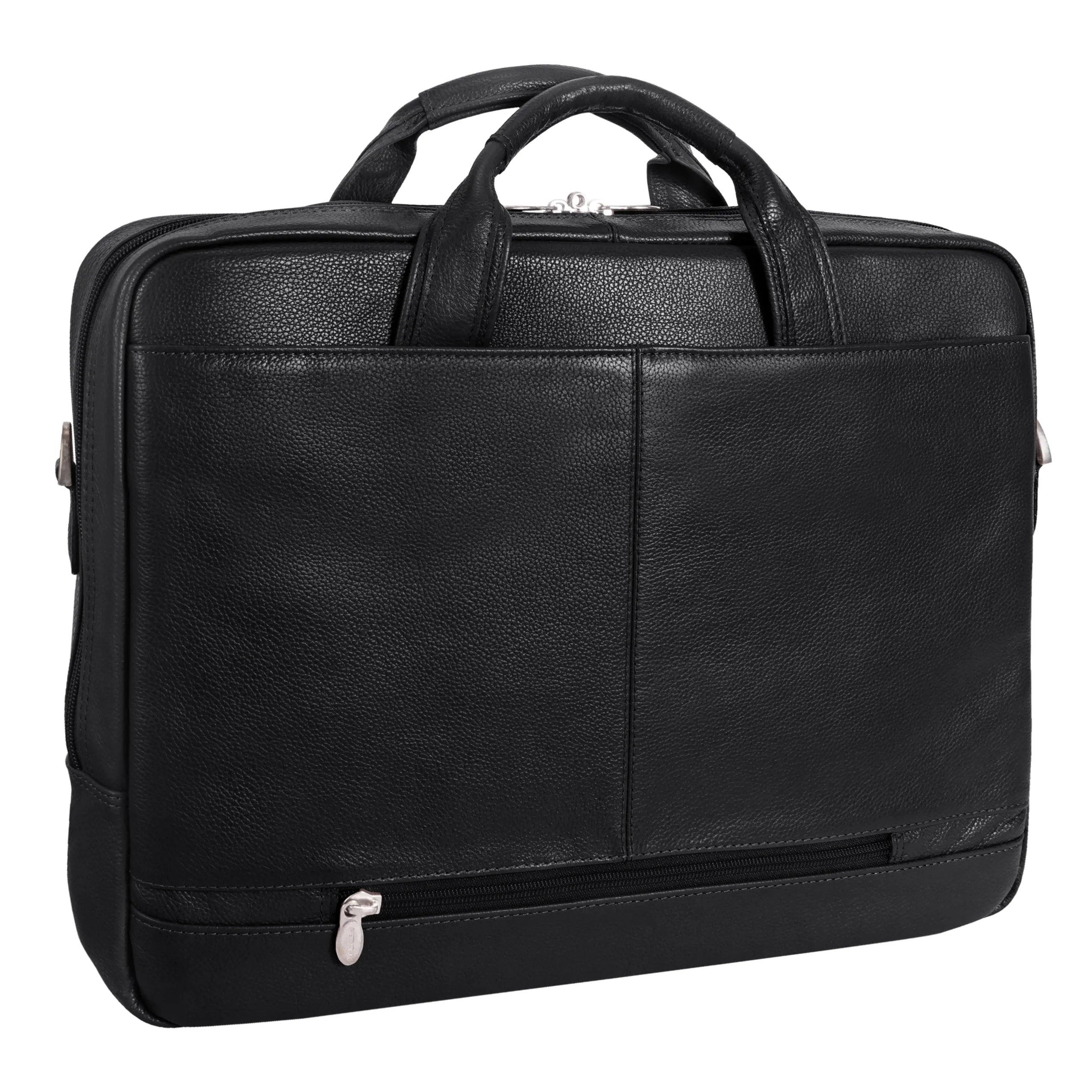 BRIDGEPORT | 17" Large Leather Laptop & Tablet Briefcase