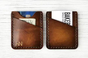 Brown Leather Minimalist Wallet