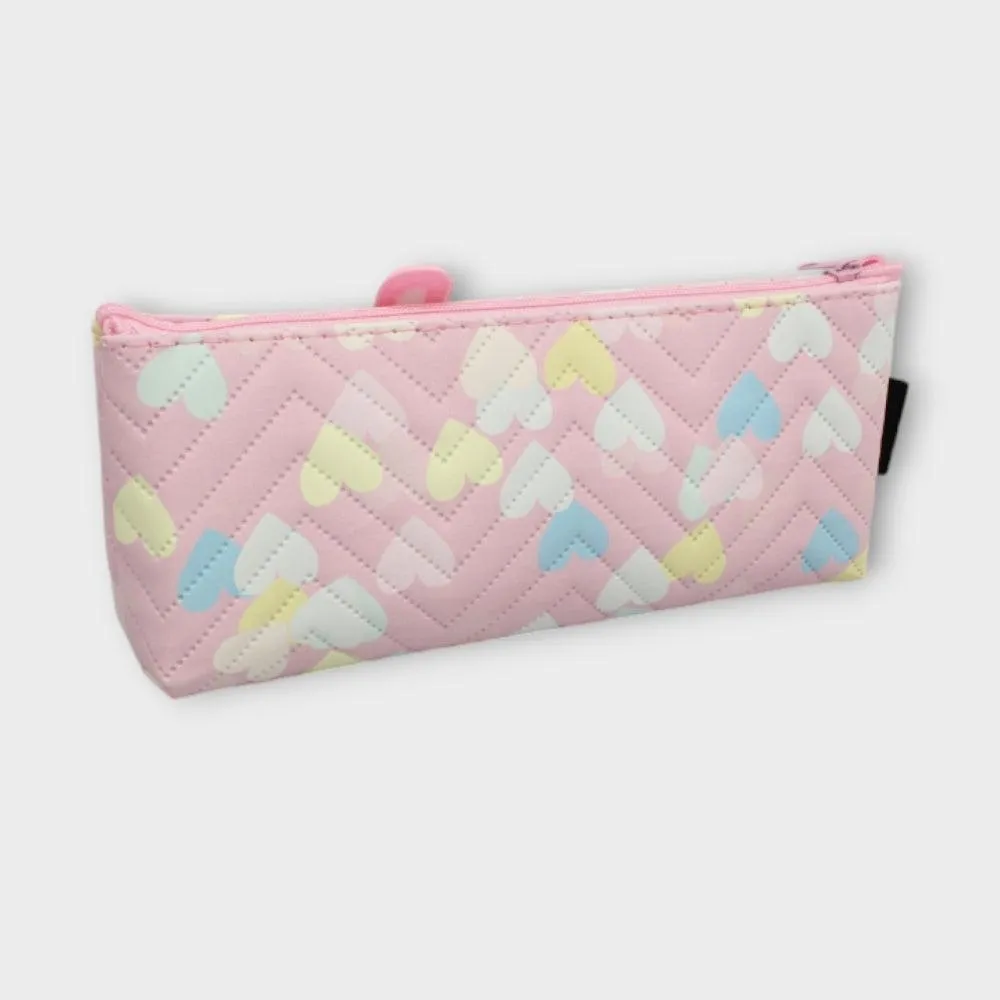 Bunny Glasses Pink Pencil Case