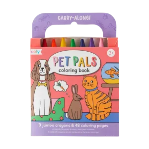 Carry Along Crayon & Coloring Book Kit-Pet Pals