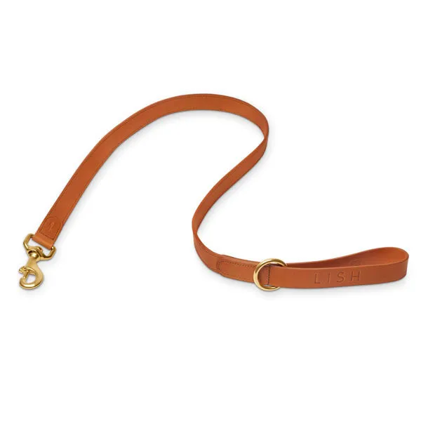 Coopers Butter Brown Leather Luxury Designer Dog Lead