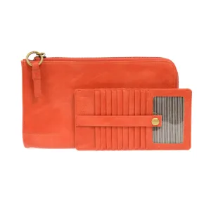 Coral Wristlet & Wallet