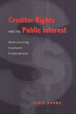 Creditor Rights and the Public Interest