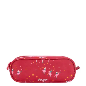 DELSEY SCHOOL 2019 2-CPT PENCIL CASE BALLERINA PINK 00339317319 PINK