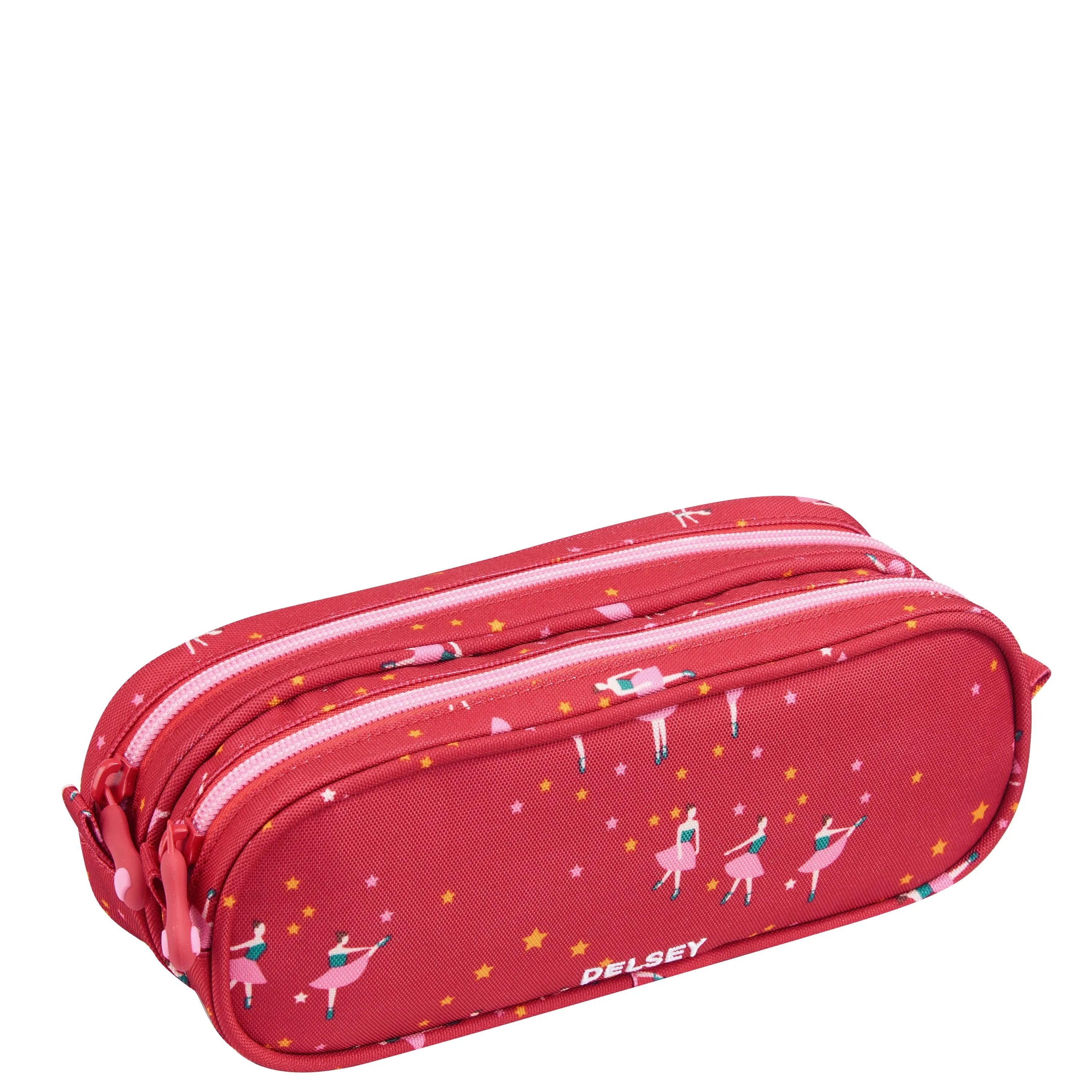 DELSEY SCHOOL 2019 2-CPT PENCIL CASE BALLERINA PINK 00339317319 PINK