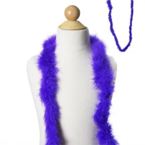 Deluxe Marabou Ostrich Feather Boa-Purple-2 Yards