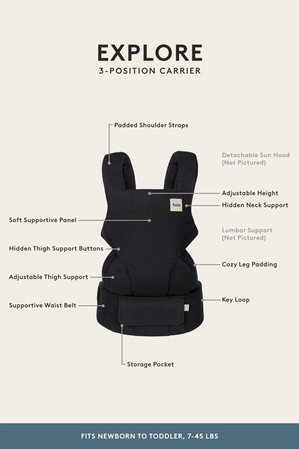 Dreamer - Signature Woven Explore Baby Carrier