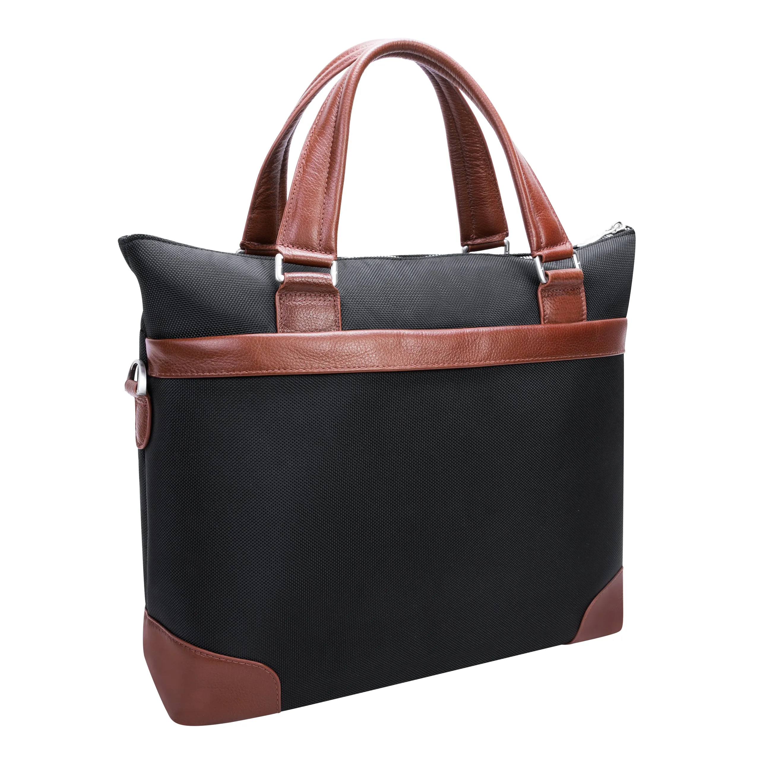 EASTWARD |  15” Nylon Two-Tone Tablet & Laptop Briefcase