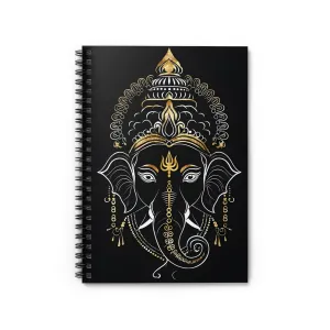 Elegant Ganesha Spiral Notebook – Ruled Lines for Creativity and Inspiration