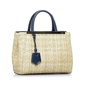 FENDI Small Raffia 2Jours Satchel