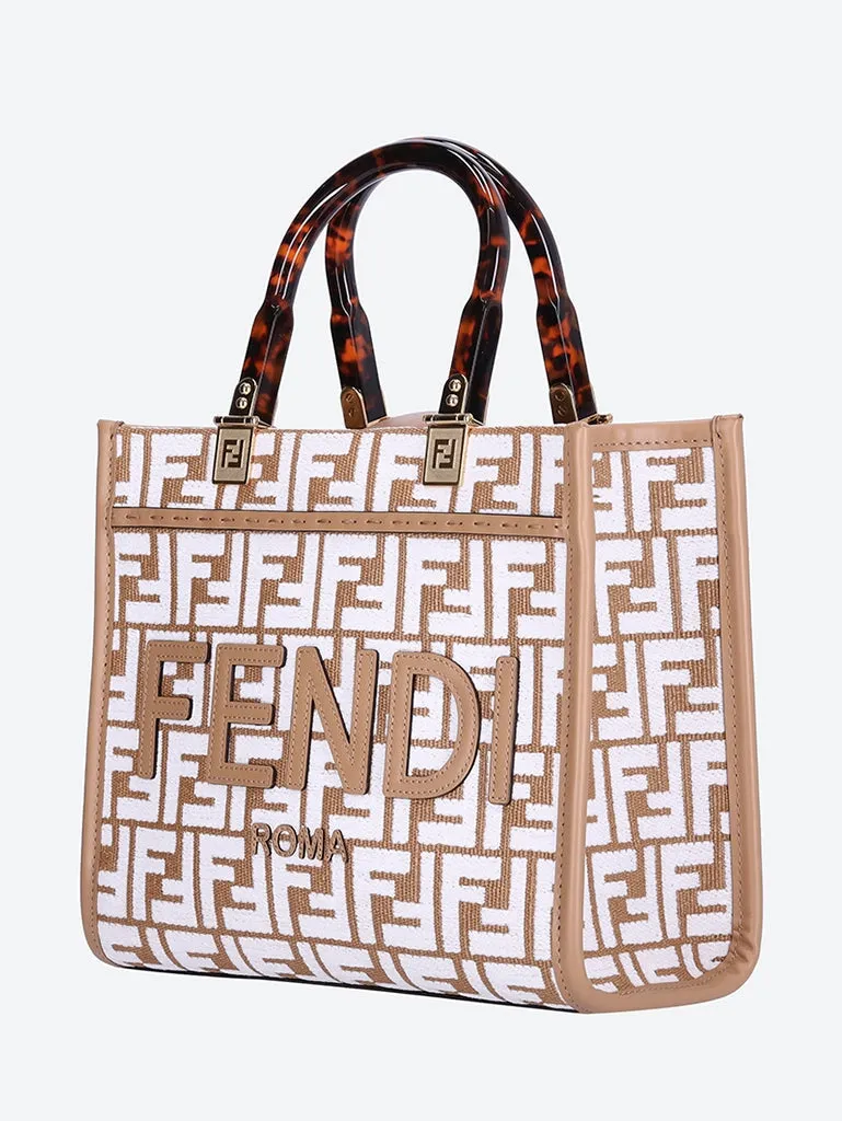 Fendi sunshine rafia tote bag