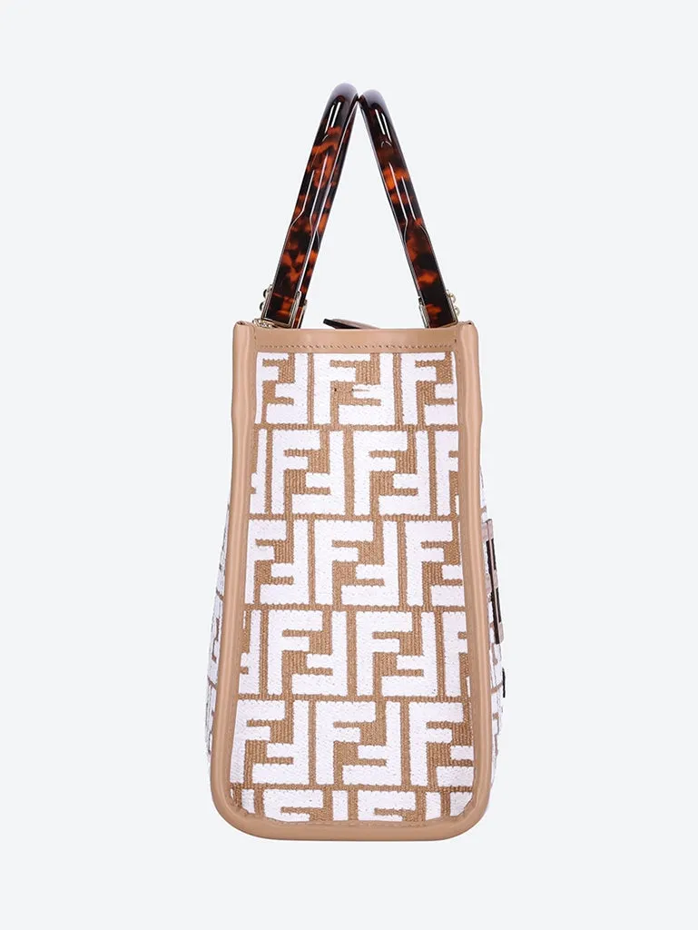 Fendi sunshine rafia tote bag