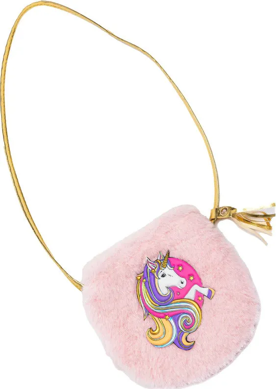 Fluffy Pink Unicorn Purse