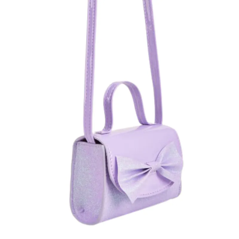 Glitter Plum Purse