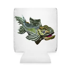 Green Fish Can Cooler Sleeve