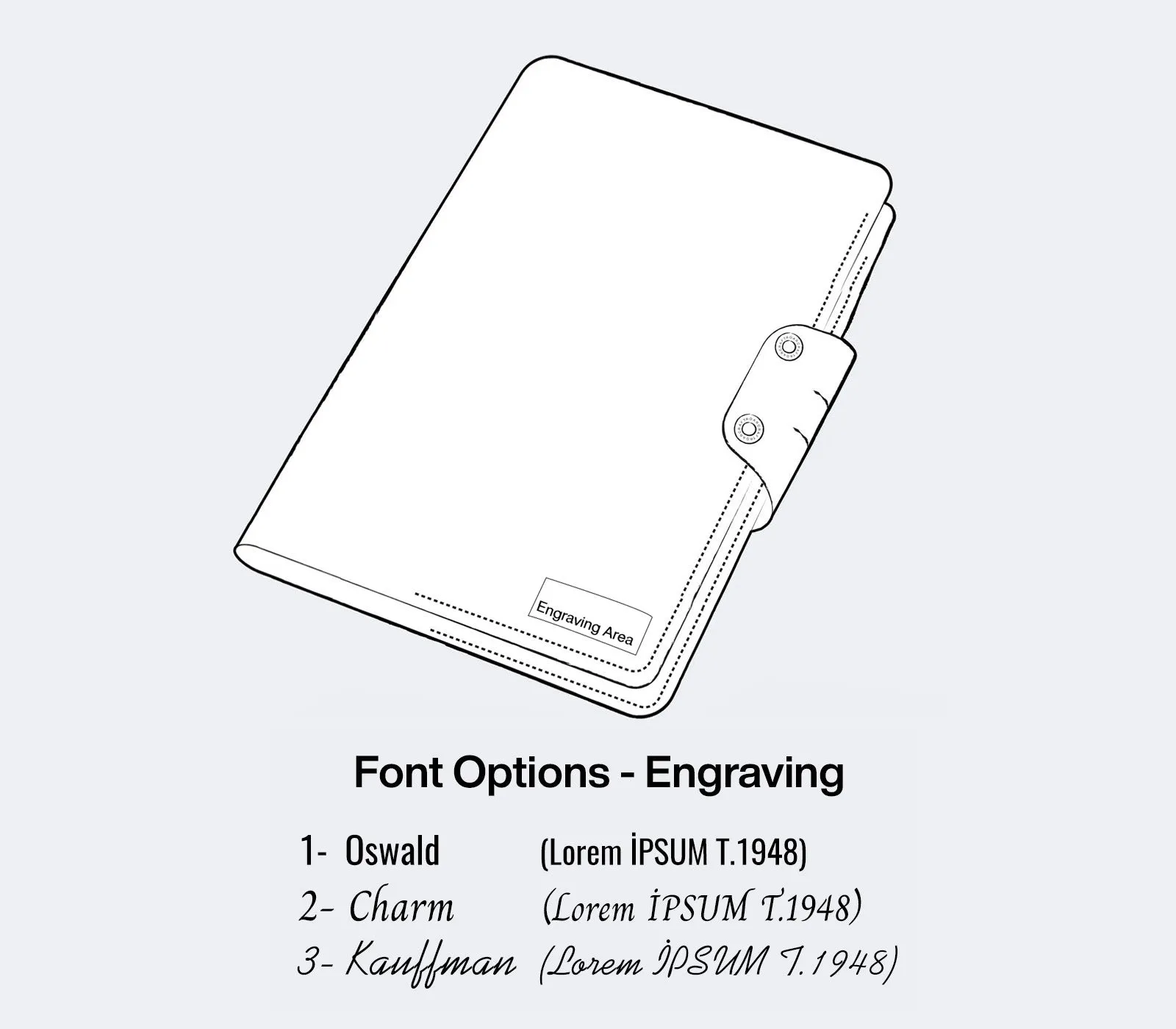 Hemingway A4 Padfolio - Document Organizer