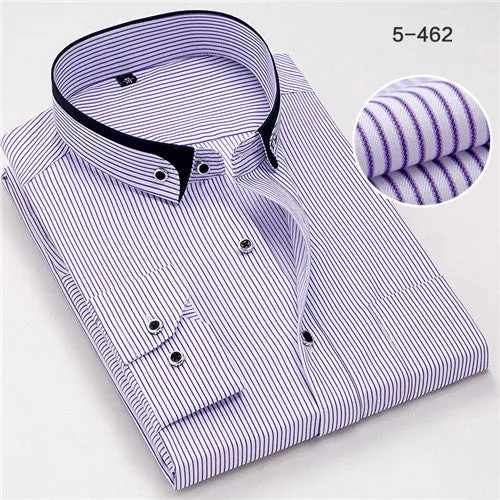 High Quality Stripe Long Sleeve Shirt #BSTXX