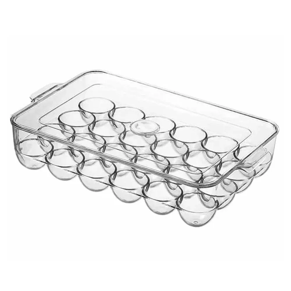 HOME AESTHETICS HA-5161 24pc Egg Holder with Lid