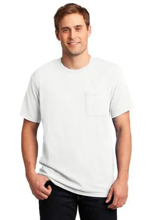 Hunky Dory - JERZEES® - Heavyweight Blend™ 50/50 Cotton/Poly Pocket T-Shirt (29MP)