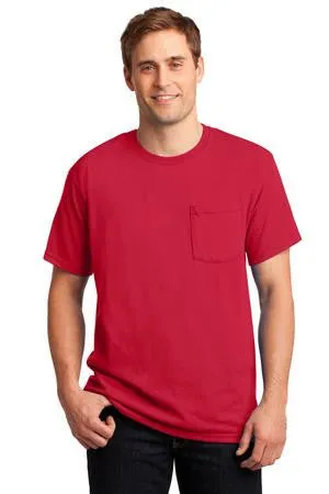 Hunky Dory - JERZEES® - Heavyweight Blend™ 50/50 Cotton/Poly Pocket T-Shirt (29MP)