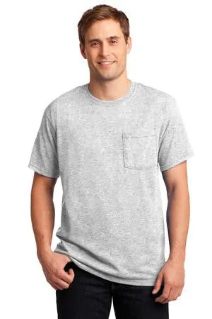 Hunky Dory - JERZEES® - Heavyweight Blend™ 50/50 Cotton/Poly Pocket T-Shirt (29MP)