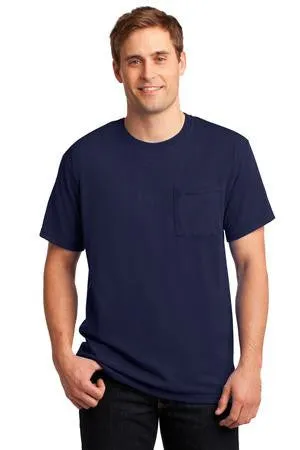 Hunky Dory - JERZEES® - Heavyweight Blend™ 50/50 Cotton/Poly Pocket T-Shirt (29MP)