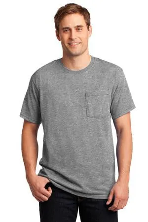 Hunky Dory - JERZEES® - Heavyweight Blend™ 50/50 Cotton/Poly Pocket T-Shirt (29MP)