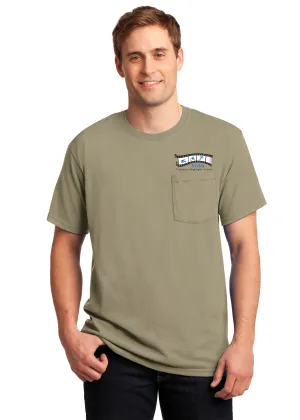 Hunky Dory - JERZEES® - Heavyweight Blend™ 50/50 Cotton/Poly Pocket T-Shirt (29MP)