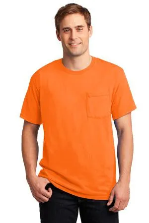 Hunky Dory - JERZEES® - Heavyweight Blend™ 50/50 Cotton/Poly Pocket T-Shirt (29MP)