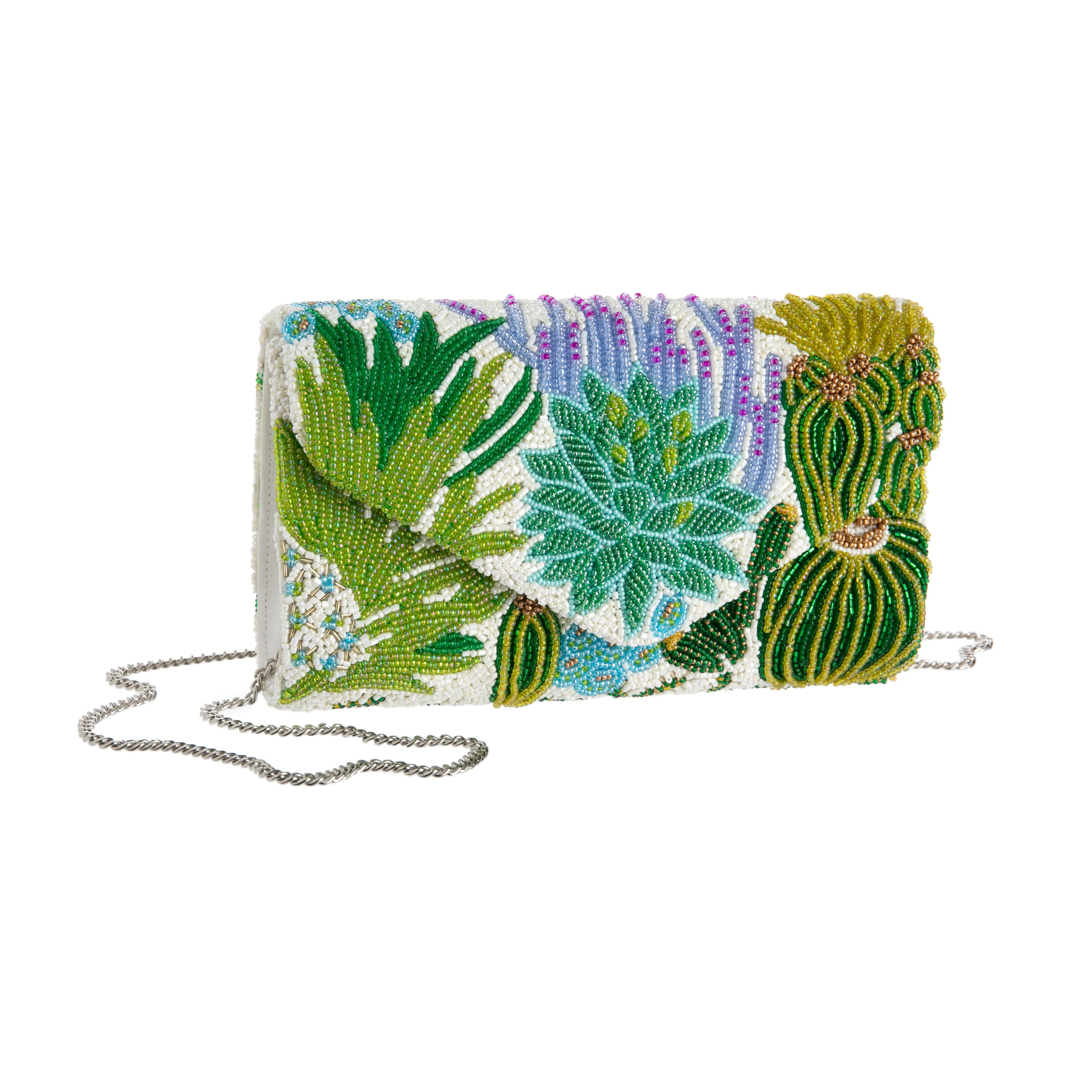 HUNTINGTON DESERT GARDEN BEADED CLUTCH