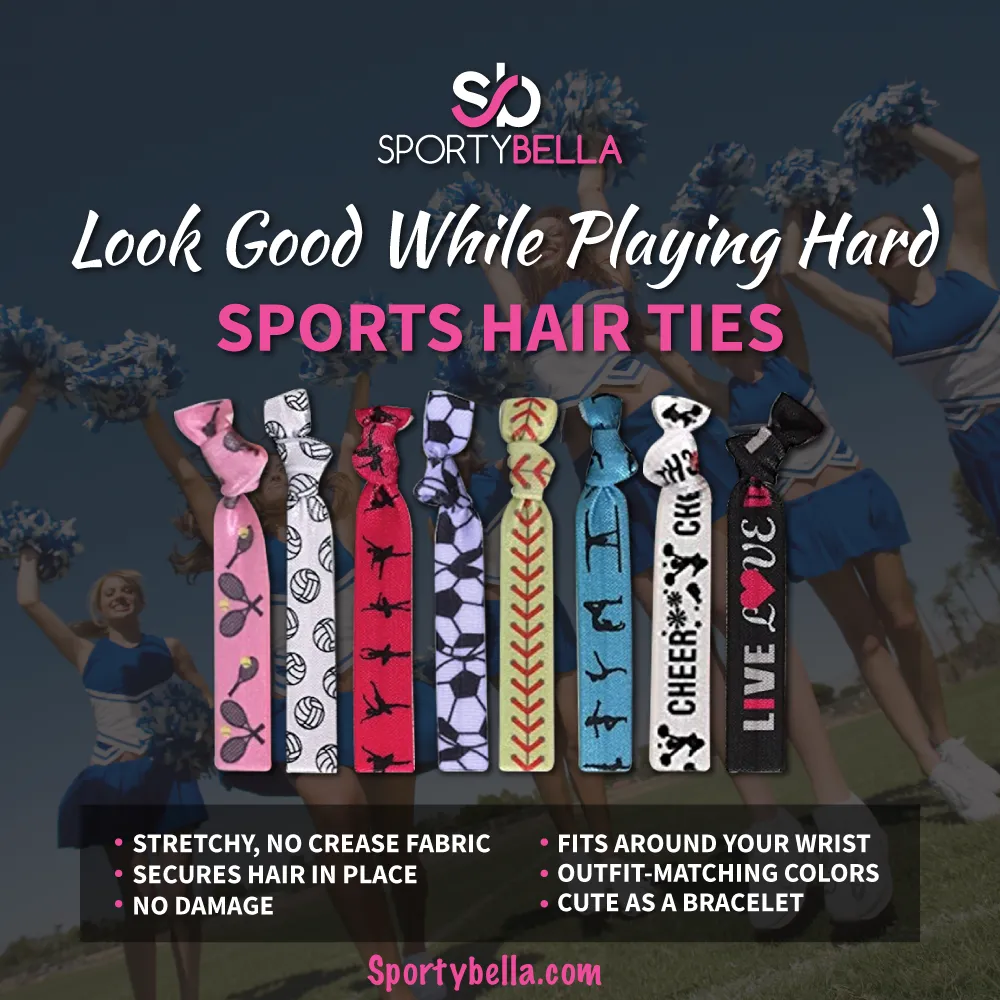 Ice Hockey Hair Ties - Multi Colored