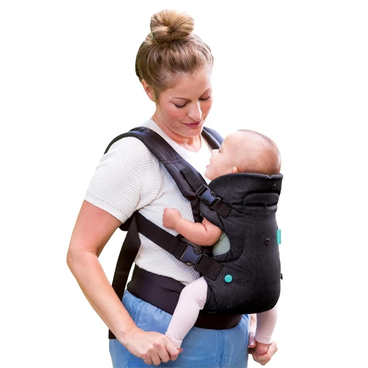 Infantino Flip 4-in-1 Convertible Carrier Black Denim