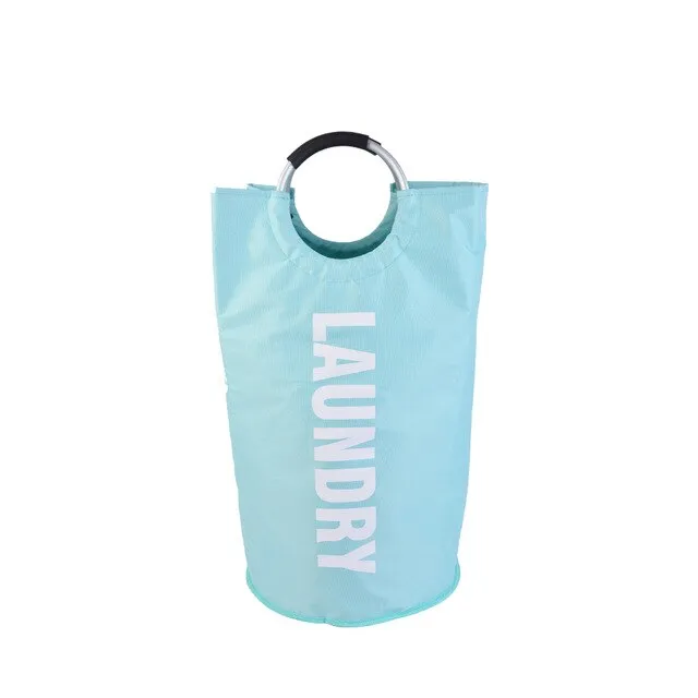 Laundry Storage Bag Collapsible Storage Bag Laundry Washing Care Household Storage Bag 74x38cm Oxford Cloth Laundry Bag