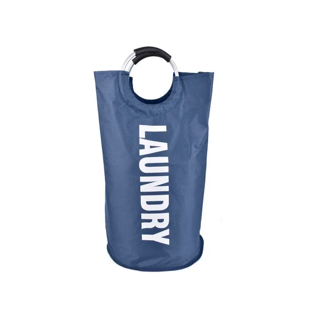 Laundry Storage Bag Collapsible Storage Bag Laundry Washing Care Household Storage Bag 74x38cm Oxford Cloth Laundry Bag