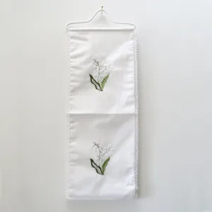 Lily of the Valley Cotton Roll Holder