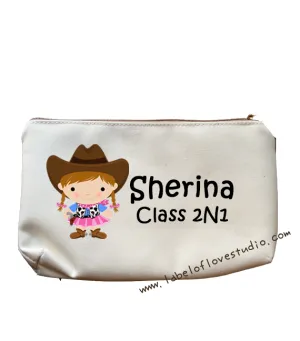 Little Cowgirl Pencil Case