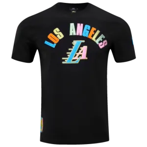 Los Angeles Lakers Washed Neon SS Tee