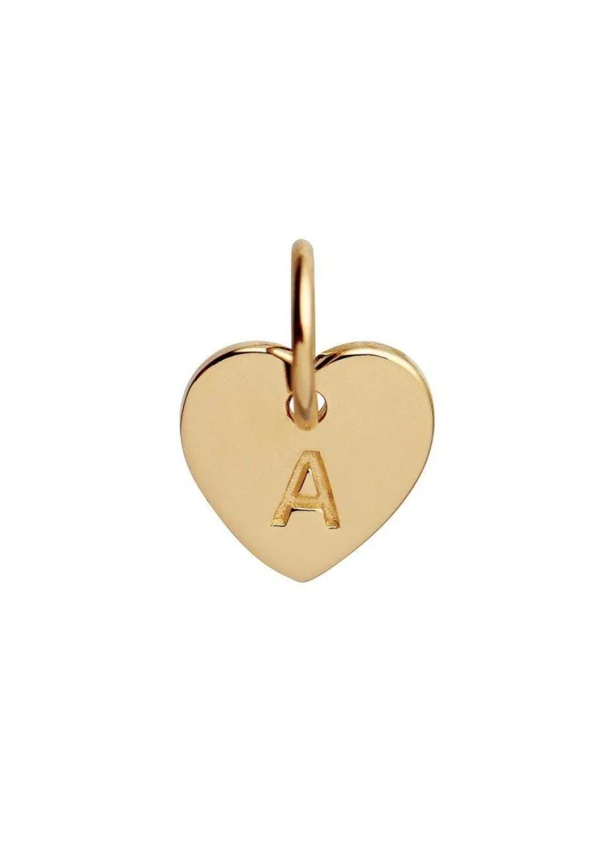 Love letter heart pendant - Guld