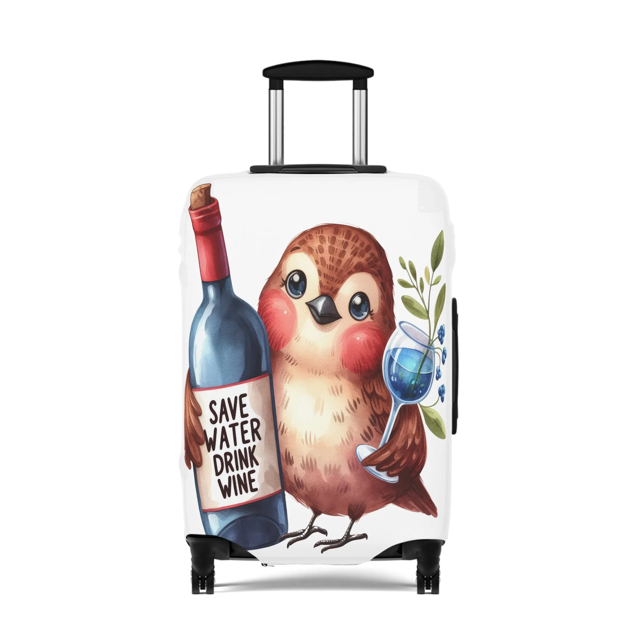 Luggage Cover, Cute Bird, awd-1642