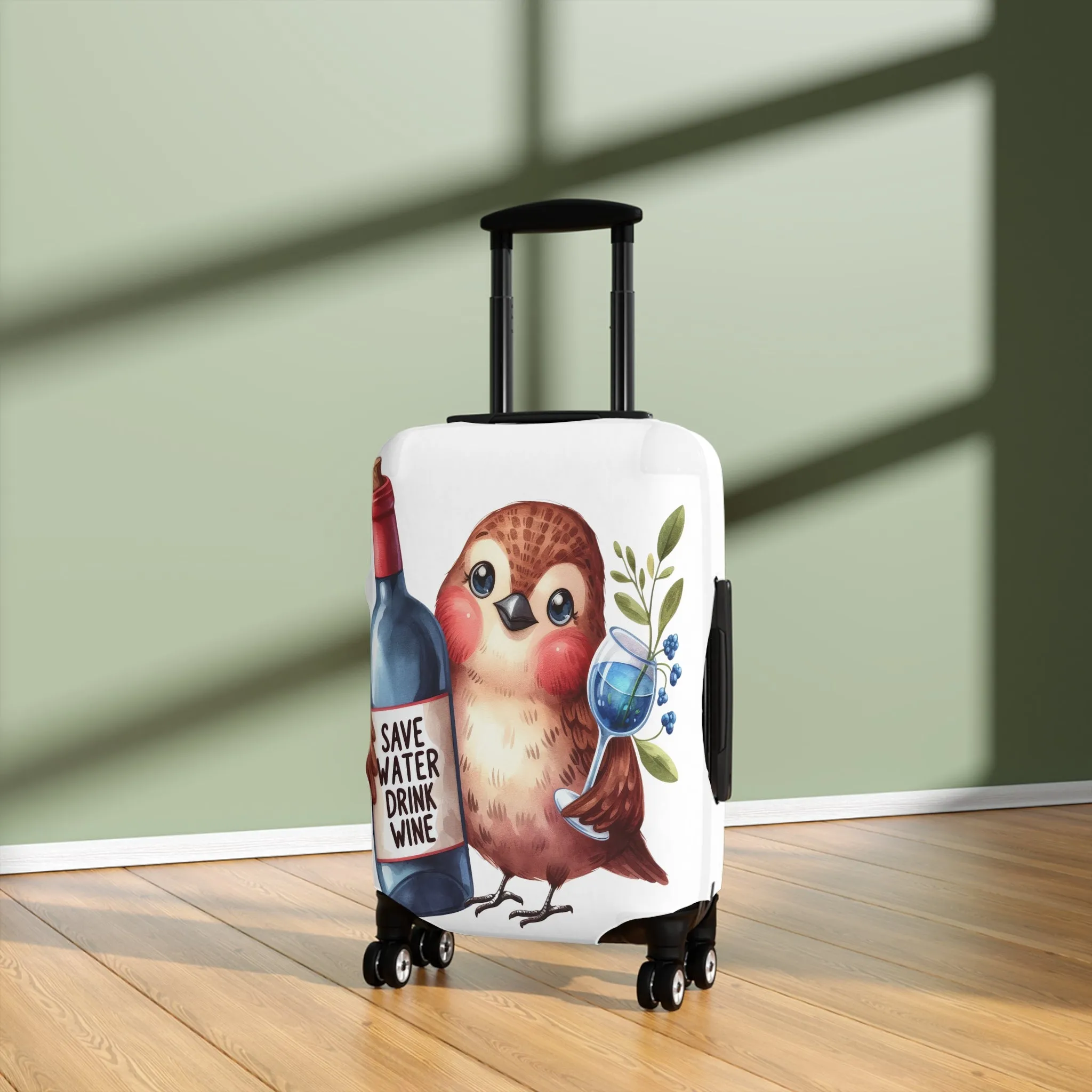 Luggage Cover, Cute Bird, awd-1642